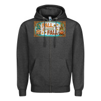 Charcoal Heather fall sweet fall license plate Zipper Hoodie - BundleAndBundleShop