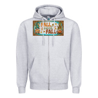 Heather Grey fall sweet fall license plate Zipper Hoodie - BundleAndBundleShop