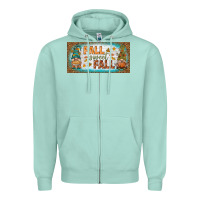 Seafoam fall sweet fall license plate Zipper Hoodie - BundleAndBundleShop