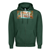 Sports Green fall sweet fall license plate Zipper Hoodie - BundleAndBundleShop