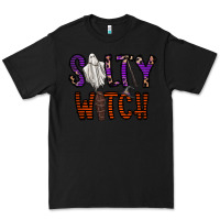 Black Salty Witch Premium Tee - CowhideDigitalArt