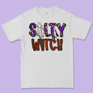 Salty Witch Premium Tee Designed By Cowhidedigitalart