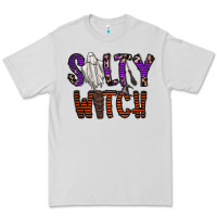 Dove Grey Salty Witch Premium Tee - CowhideDigitalArt
