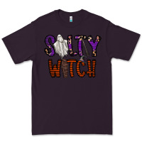 Plum Salty Witch Premium Tee - CowhideDigitalArt