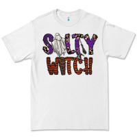 White Salty Witch Premium Tee - CowhideDigitalArt