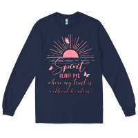 Navy spririt religious quote Long Sleeve Tee - MaliasSmallBusiness