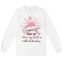 White spririt religious quote Long Sleeve Tee - MaliasSmallBusiness