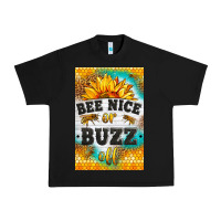 Black bee nice or buzz off Urban Heavy Tee - LillyAllenDesigns