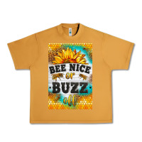 Peanut Butter bee nice or buzz off Urban Heavy Tee - LillyAllenDesigns