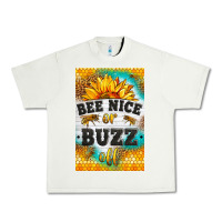 Pistachio bee nice or buzz off Urban Heavy Tee - LillyAllenDesigns