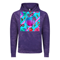Cloud Purple sea shell Vintage Hoodie - BundleAndBundleShop