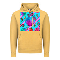 Vintage Mustard sea shell Vintage Hoodie - BundleAndBundleShop