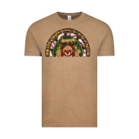 Reindeer Rainbow Christmas Vintage Tee | Teevron