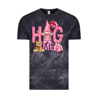 Cloud Black hug me with gnome Vintage Tee - NancyCooperArtShop