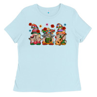 Baby Blue Mexican Gnomes Ladies Tee - texasbilliewilder