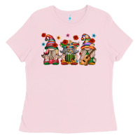 Bubblegum Pink Mexican Gnomes Ladies Tee - texasbilliewilder
