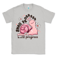 Moon Dust snail progress is stil progress Classic Tee - MaliasSmallBusiness