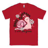 Red snail progress is stil progress Classic Tee - MaliasSmallBusiness