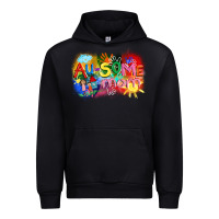 Black Au-some mom Autism Urban Hoodie - FaDigitalArtStudio