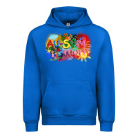 Cobalt Au-some mom Autism Urban Hoodie - FaDigitalArtStudio