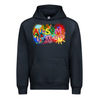 Navy Au-some mom Autism Urban Hoodie - FaDigitalArtStudio