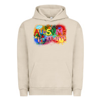 Pigment French Oak Au-some mom Autism Urban Hoodie - FaDigitalArtStudio