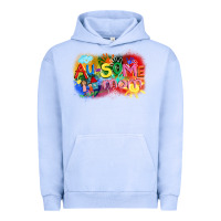 Pigment Grape Ice Au-some mom Autism Urban Hoodie - FaDigitalArtStudio
