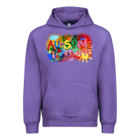 Tulip Au-some mom Autism Urban Hoodie - FaDigitalArtStudio