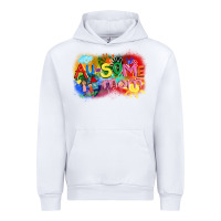 White Au-some mom Autism Urban Hoodie - FaDigitalArtStudio