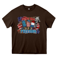 Chocolate Brown tastes like freedom Heavy Core Tee - BarkalooDesign