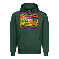 Sports Green this witch needs coffee before any hocus pocus tumbler Zipper Hoodie - BundleAndBundleShop