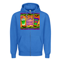 True Royal this witch needs coffee before any hocus pocus tumbler Zipper Hoodie - BundleAndBundleShop