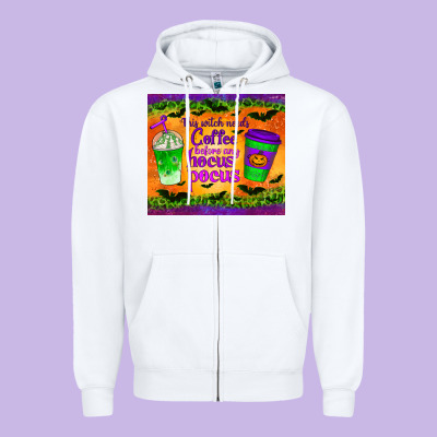 This Witch Needs Coffee Before Any Hocus Pocus Tumbler Zipper Hoodie Designed By Bundleandbundleshop