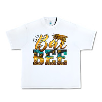 White Western Queen Bee Urban Heavy Tee - LillyAllenDesigns