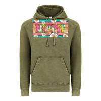 Vintage Olive hippie and daisys license plate template Vintage Hoodie - Artiststas