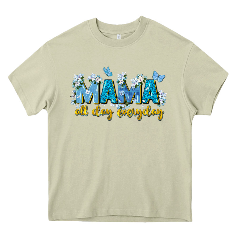 Mama All Day Everyday Heavy Core Tee by Zillion Design Studio | Teevron