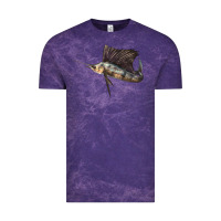Cloud Purple Atlantic Sailfish Illustrations Vintage Tee - LillyAllenDesigns