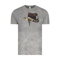 Cloud Rock Atlantic Sailfish Illustrations Vintage Tee - LillyAllenDesigns
