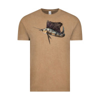 Atlantic Sailfish Illustrations Vintage Tee | Teevron