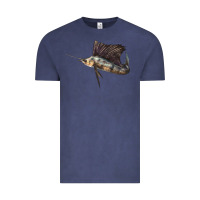 Vintage Denim Atlantic Sailfish Illustrations Vintage Tee - LillyAllenDesigns