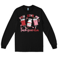 Black you give me tachycardia Long Sleeve Tee - MaliasSmallBusiness
