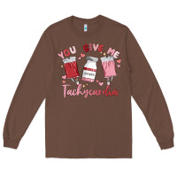Chestnut you give me tachycardia Long Sleeve Tee - MaliasSmallBusiness