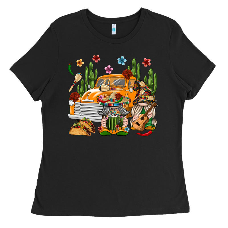 Mexican Gnome Truck Ladies Tee by texasbilliewilder | Teevron