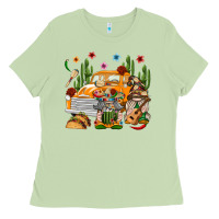 Matcha Mexican Gnome Truck Ladies Tee - texasbilliewilder
