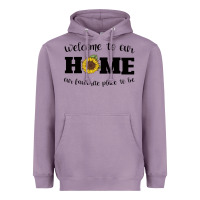Lavender welcome to our Home Sunflower Heavyweight Hoodie - Bettercallsaul