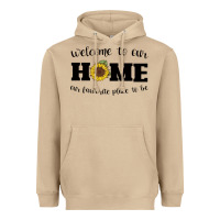 Mushroom welcome to our Home Sunflower Heavyweight Hoodie - Bettercallsaul