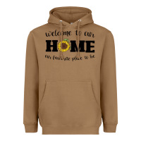 Toasted Coconut welcome to our Home Sunflower Heavyweight Hoodie - Bettercallsaul