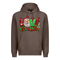 Coffee love christmas santa Premium Hoodie - texasbilliewilder