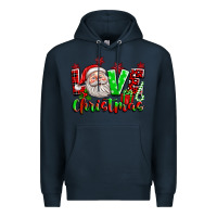 Navy love christmas santa Premium Hoodie - texasbilliewilder