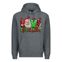 Rock love christmas santa Premium Hoodie - texasbilliewilder